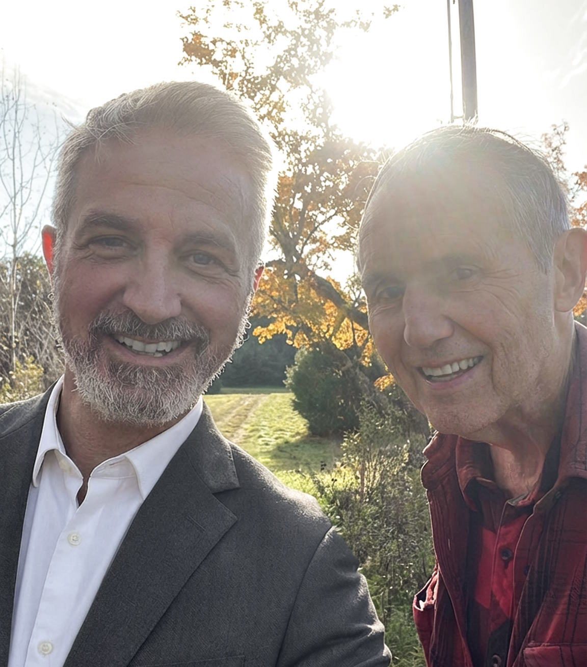 Ted with client Frederic R.